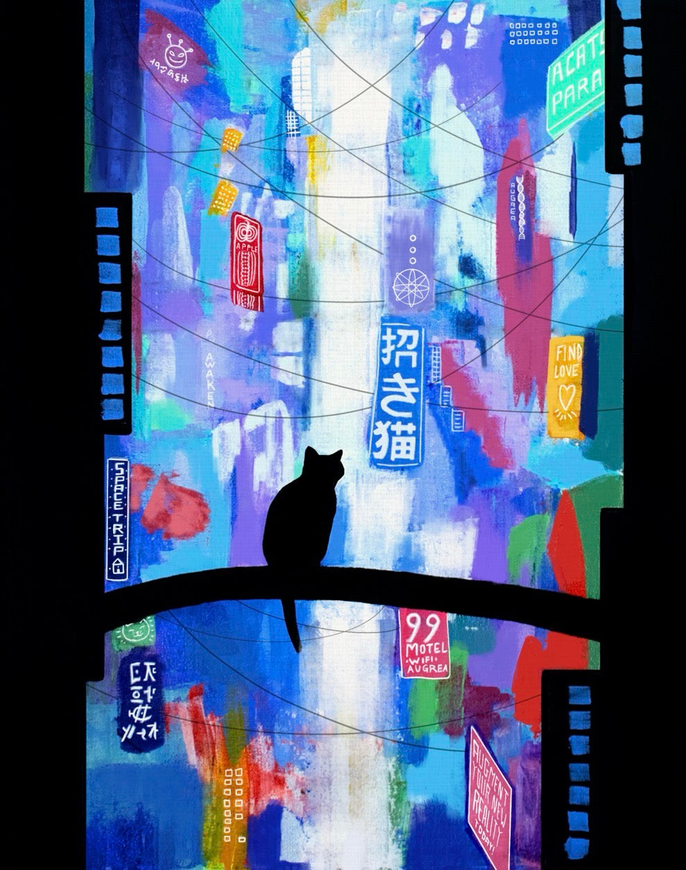 City Cat 11x14