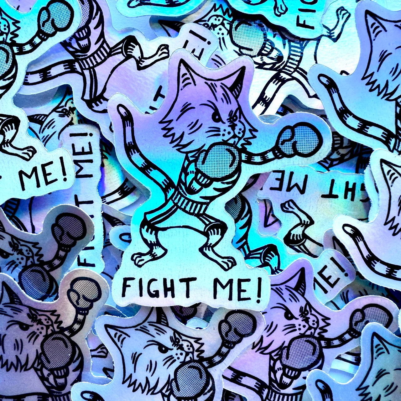 Action Cats Sticker Pack