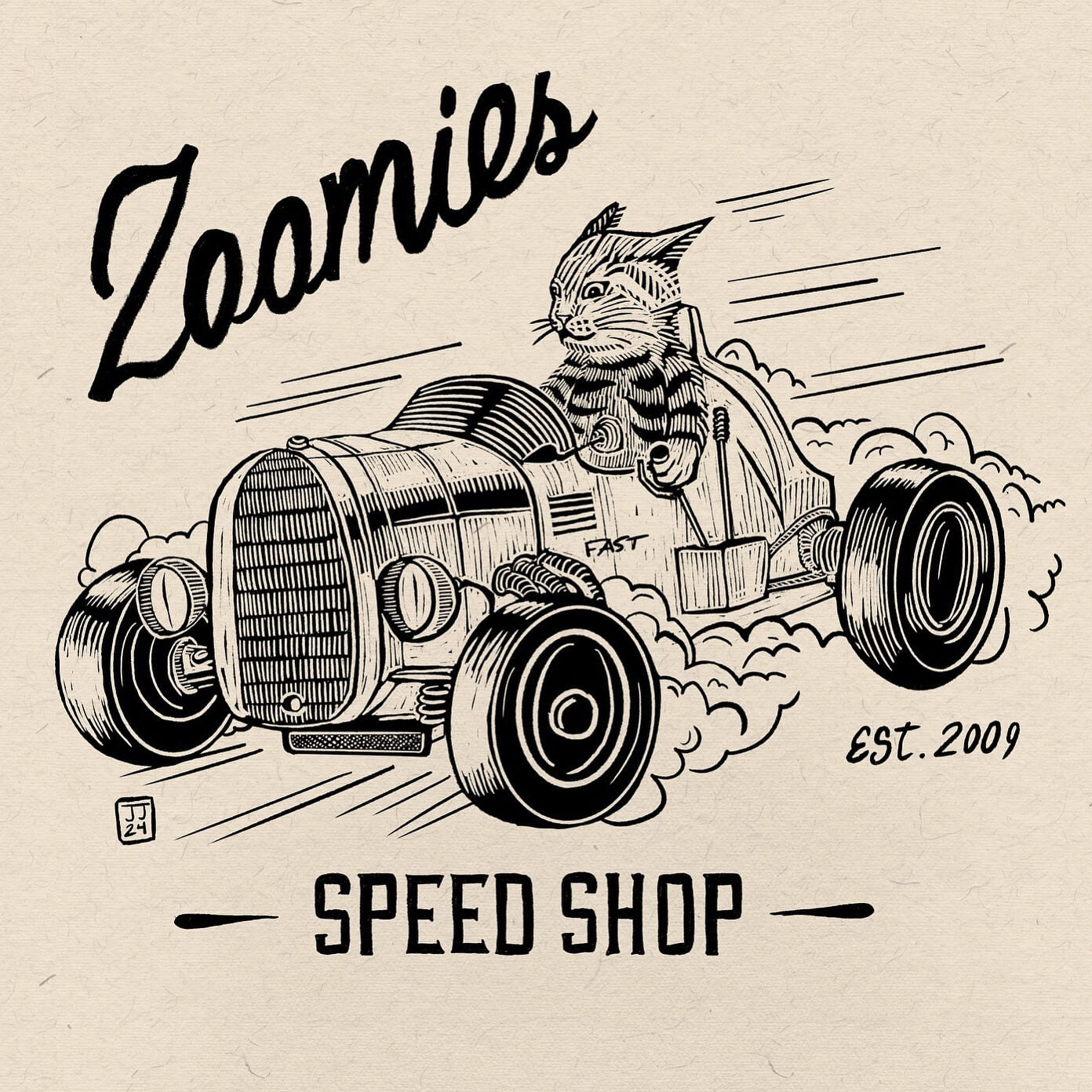 Zoomies Speed Shop 12x12