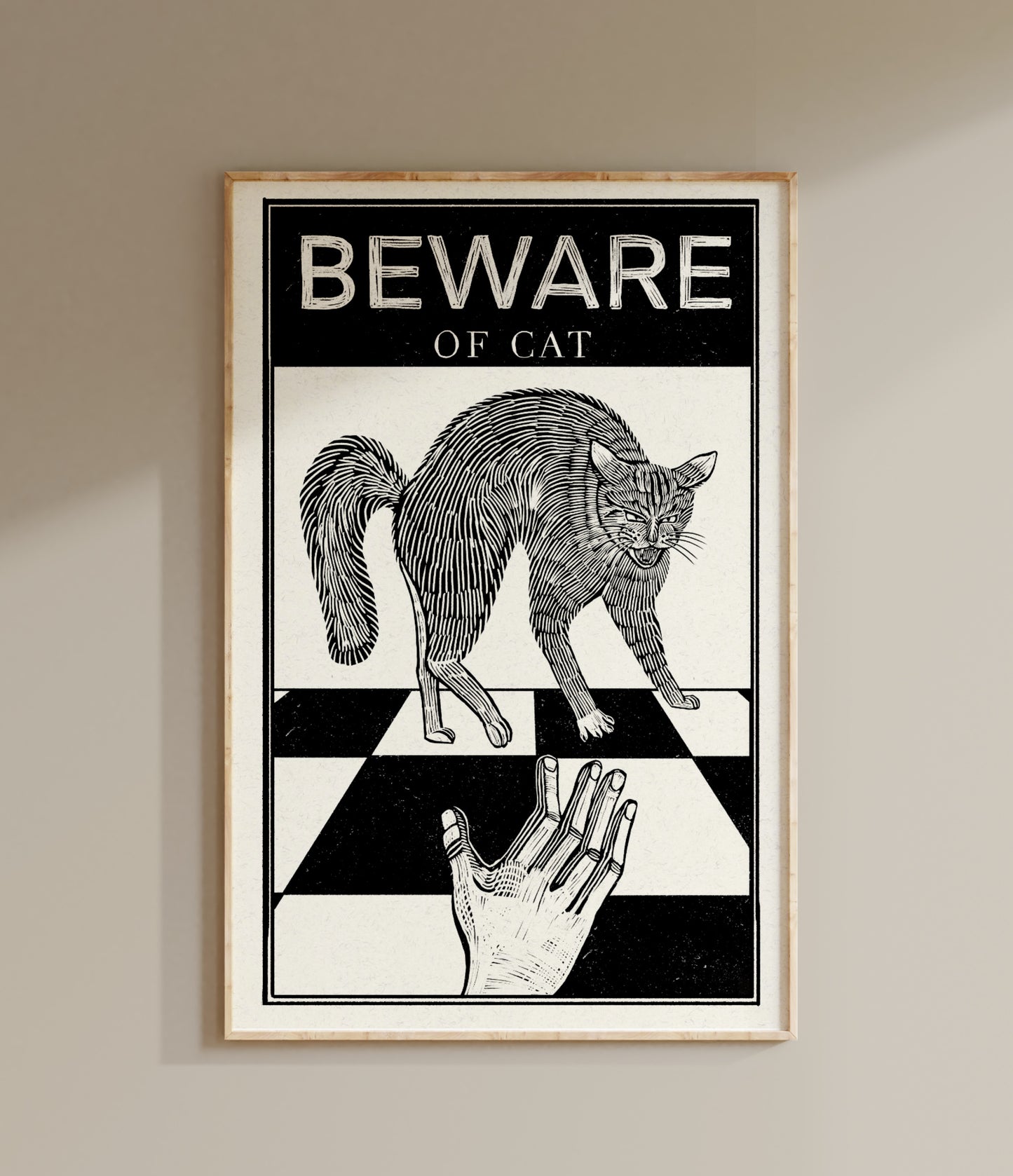 Beware of Cat 11x17