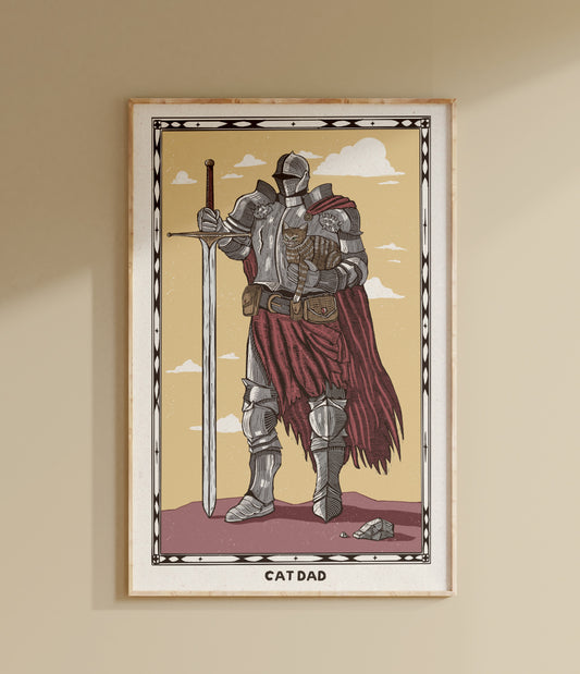 Noble Cat Dad 11x17
