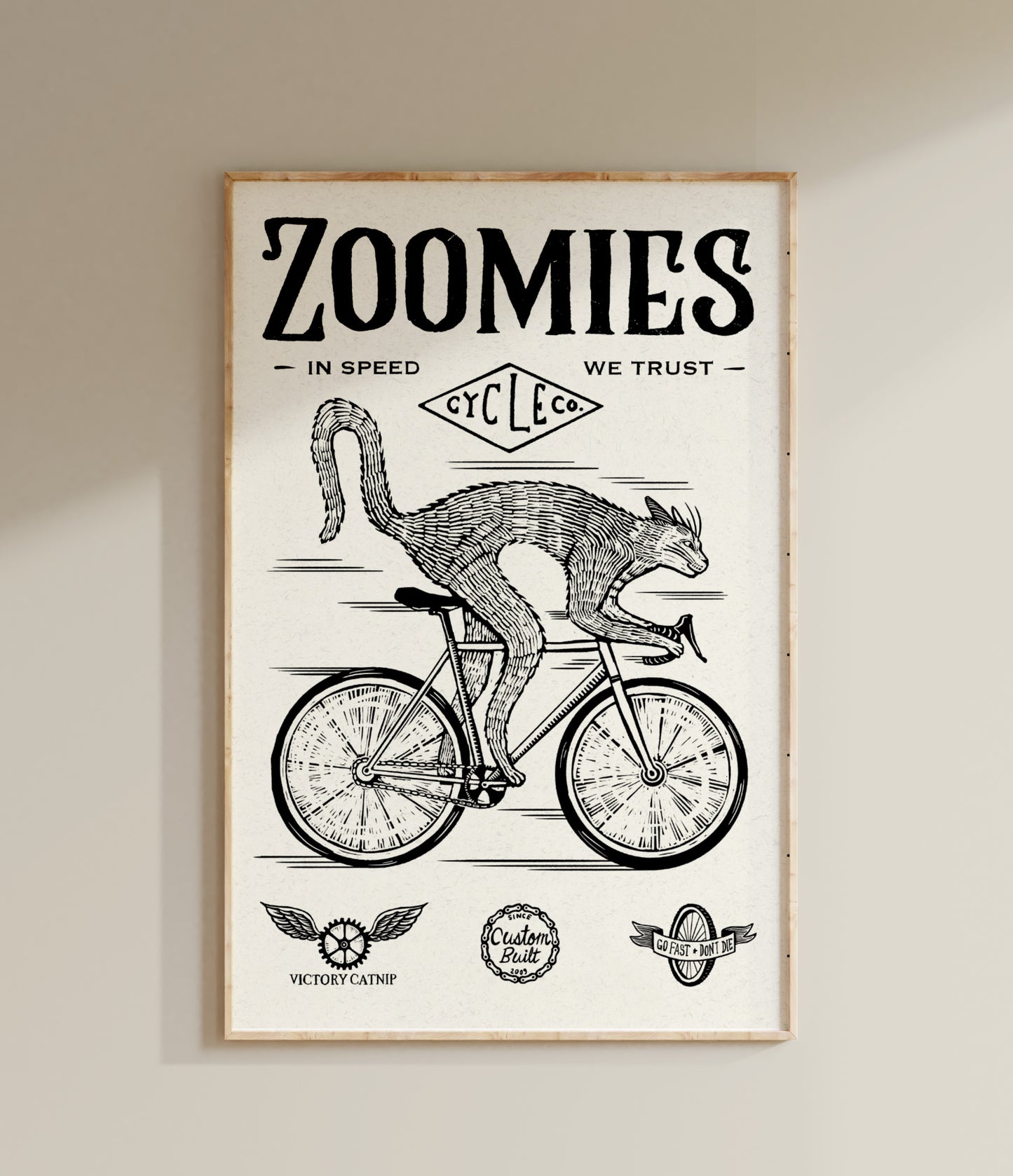 Zoomies Cycle Co 11x17