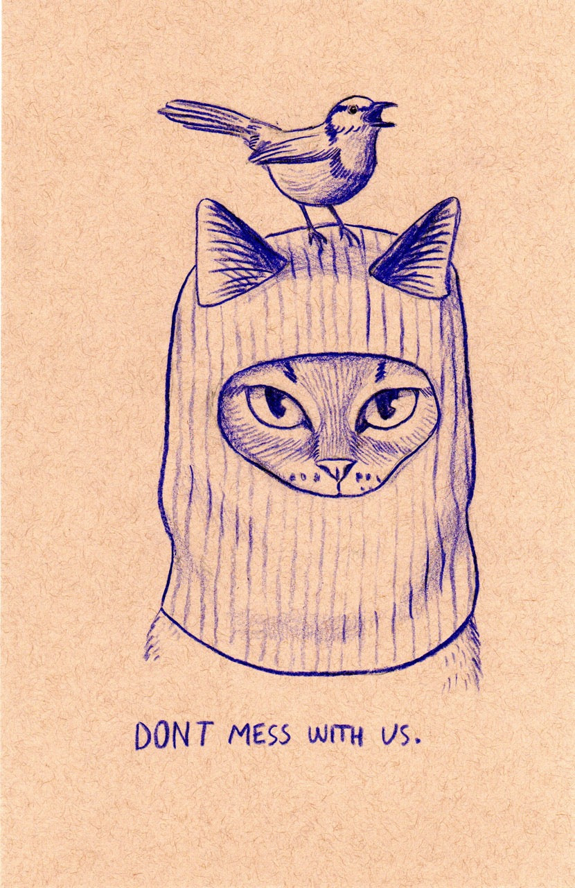 Don't Mess With Us 5.5x8.5 Original