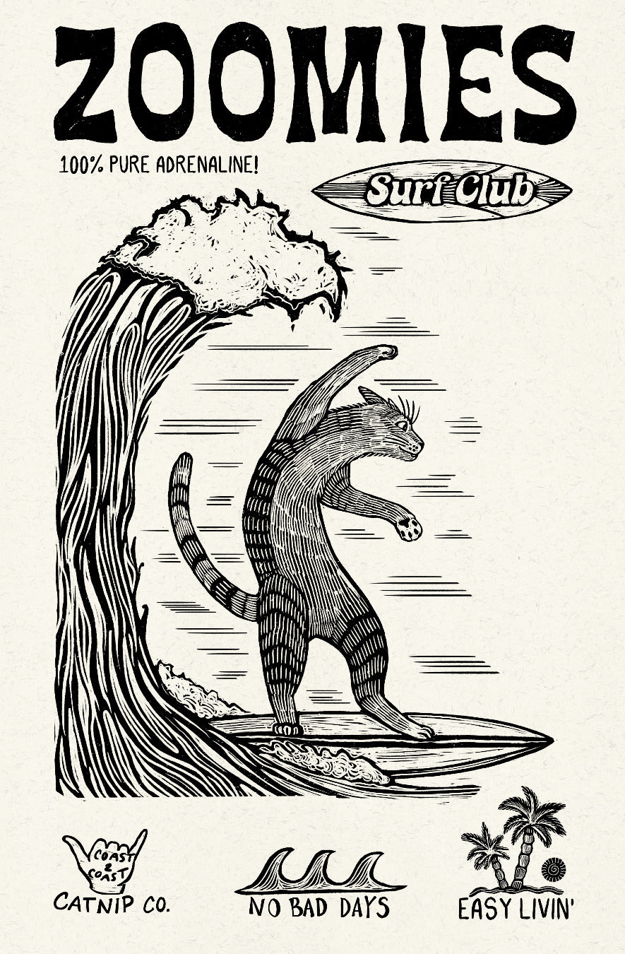 Zoomies Surf Club 11x17