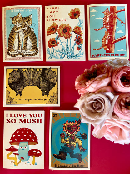 Jesse Jarldane X Ravi Zupa Team Valentines Card Collab