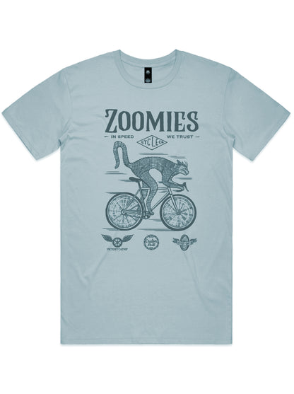 Zoomies Cycle Co Blue Unisex shirt