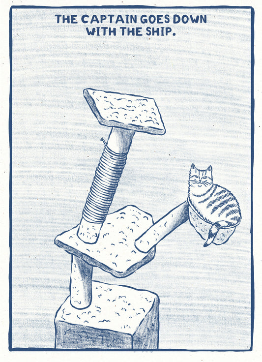 Down With The Ship 5x7