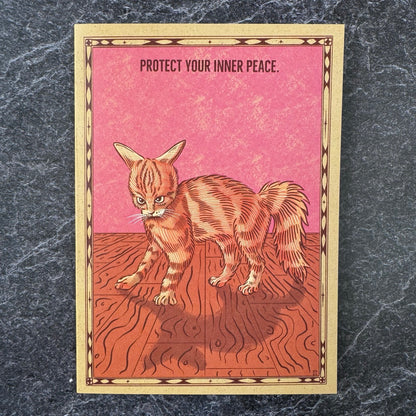 Self Care Cats Greeting Card Set (12) (RESTOCKED!)