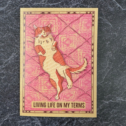 Self Care Cats Greeting Card Set (12) (RESTOCKED!)
