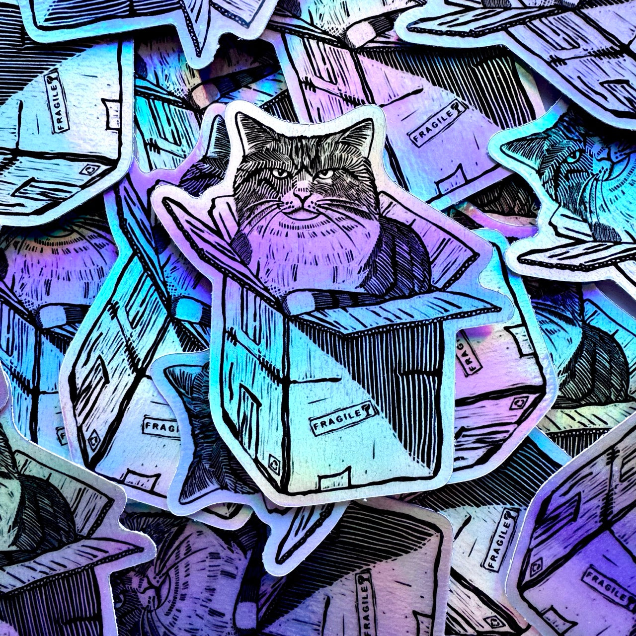Action Cats Sticker Pack