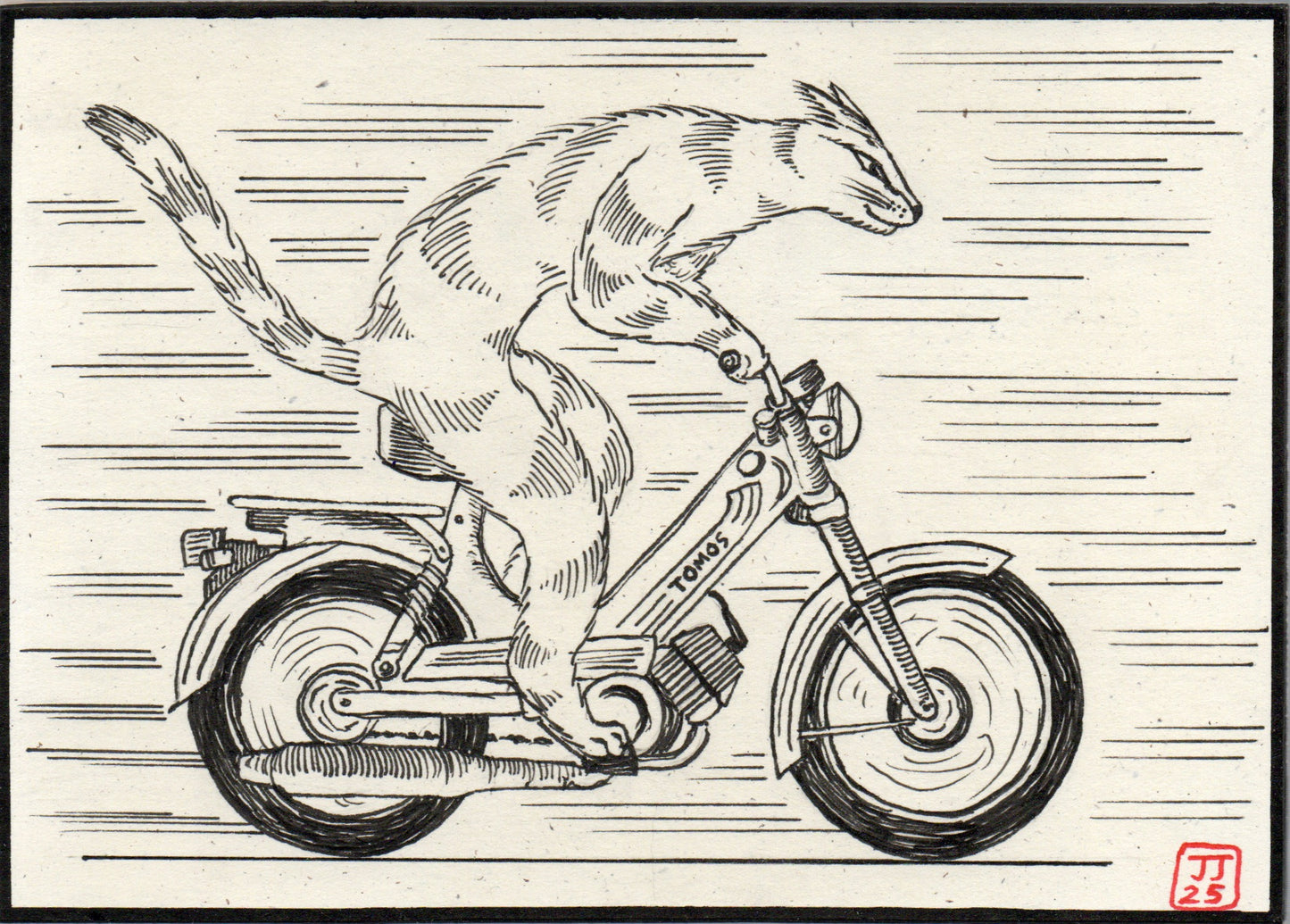 1973 Tomos Moped 5x7 Original