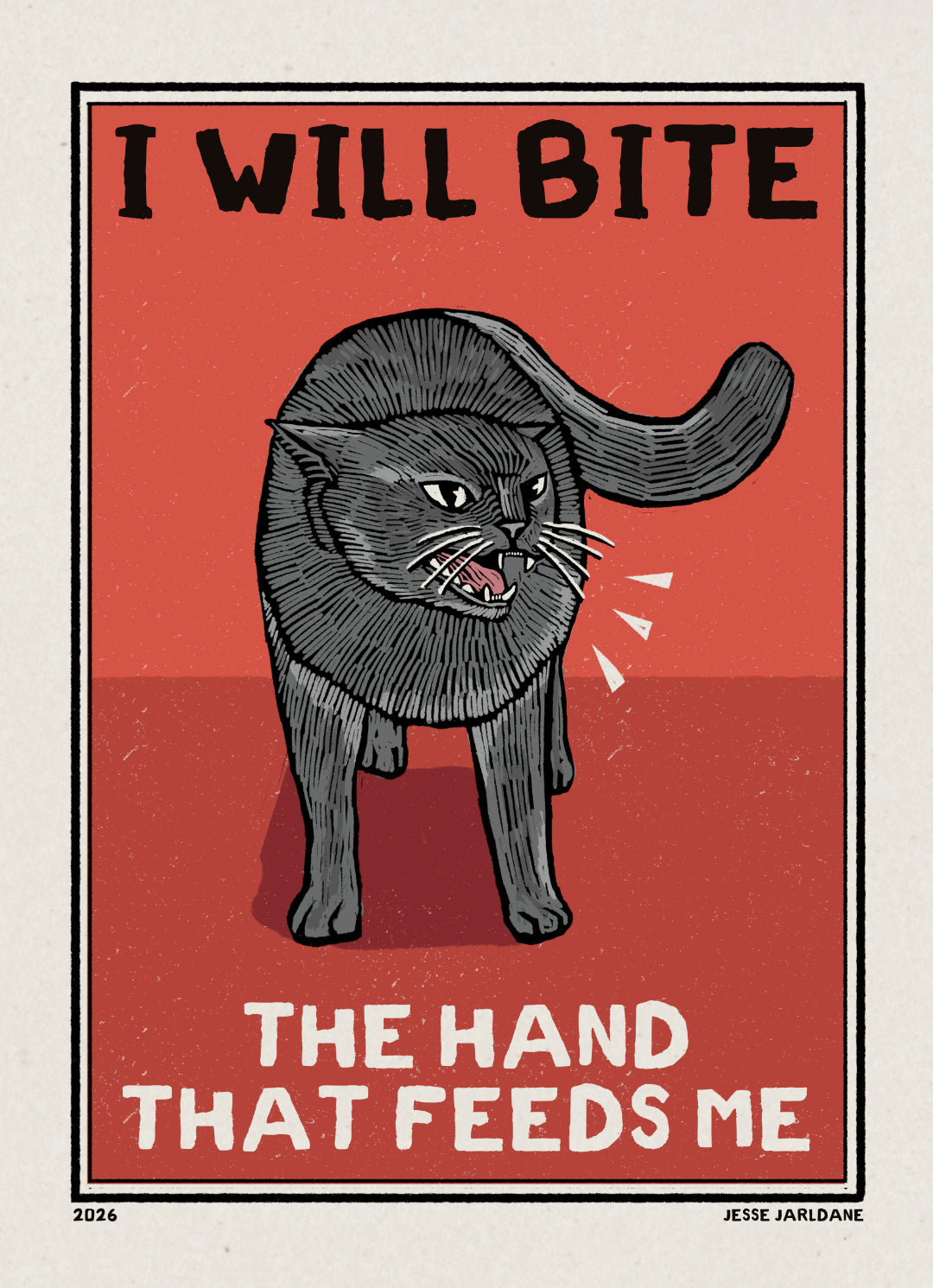 I will Bite You 5x7