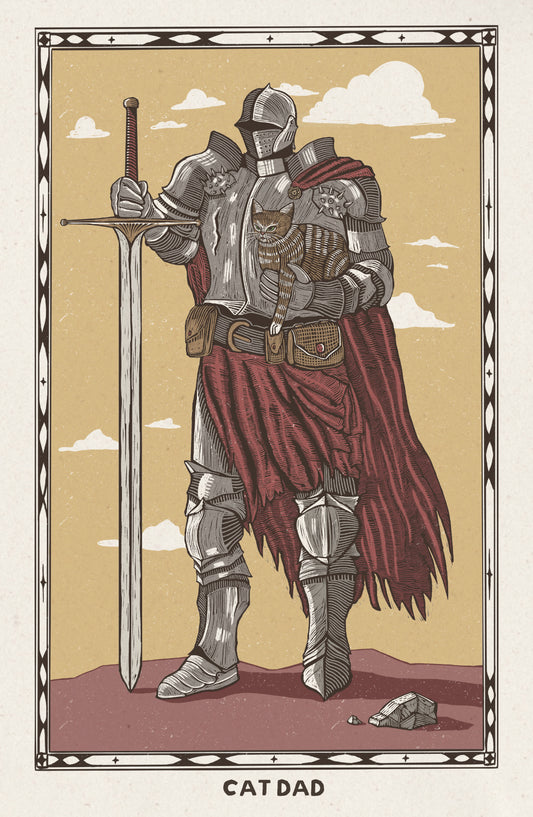 Noble Cat Dad 11x17
