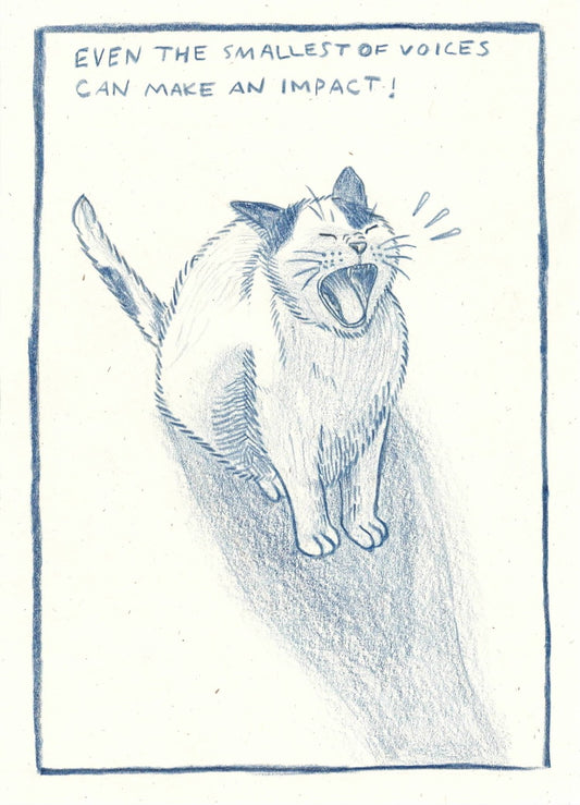 Small Voices 5x7 Original