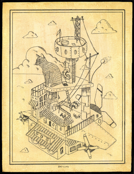 Sky City 7x9 Original