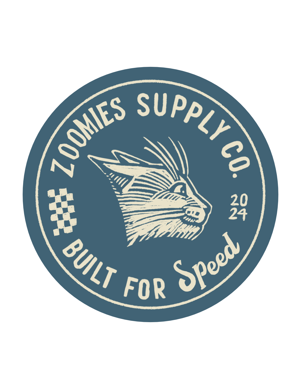 Zoomies Supply Co Sticker