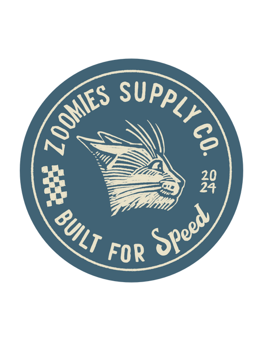 Zoomies Supply Co Sticker