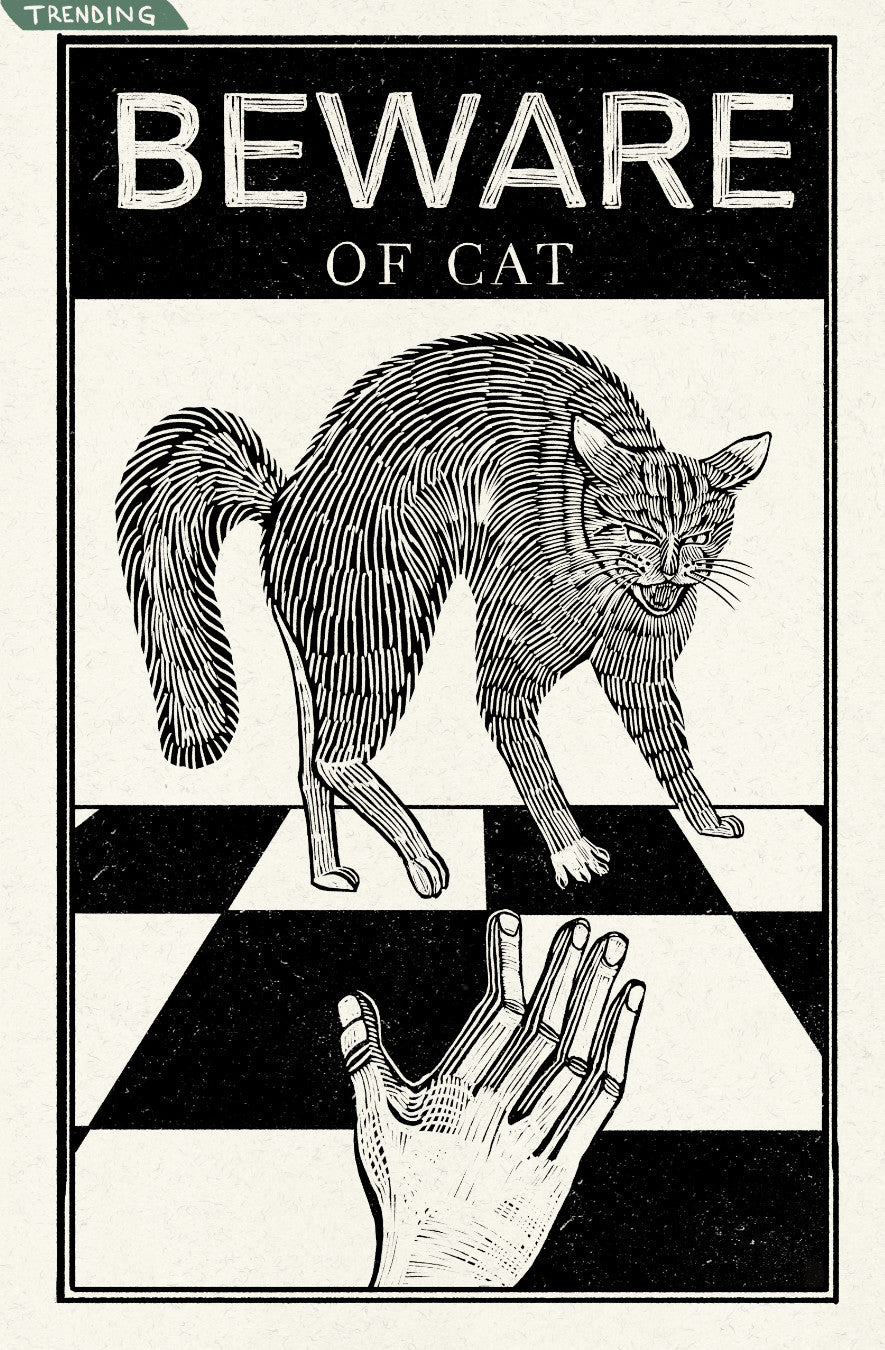 Beware of Cat 11x17