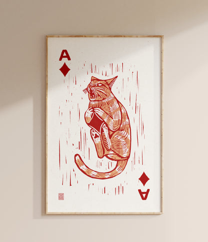 Ace of Diamonds 11x17