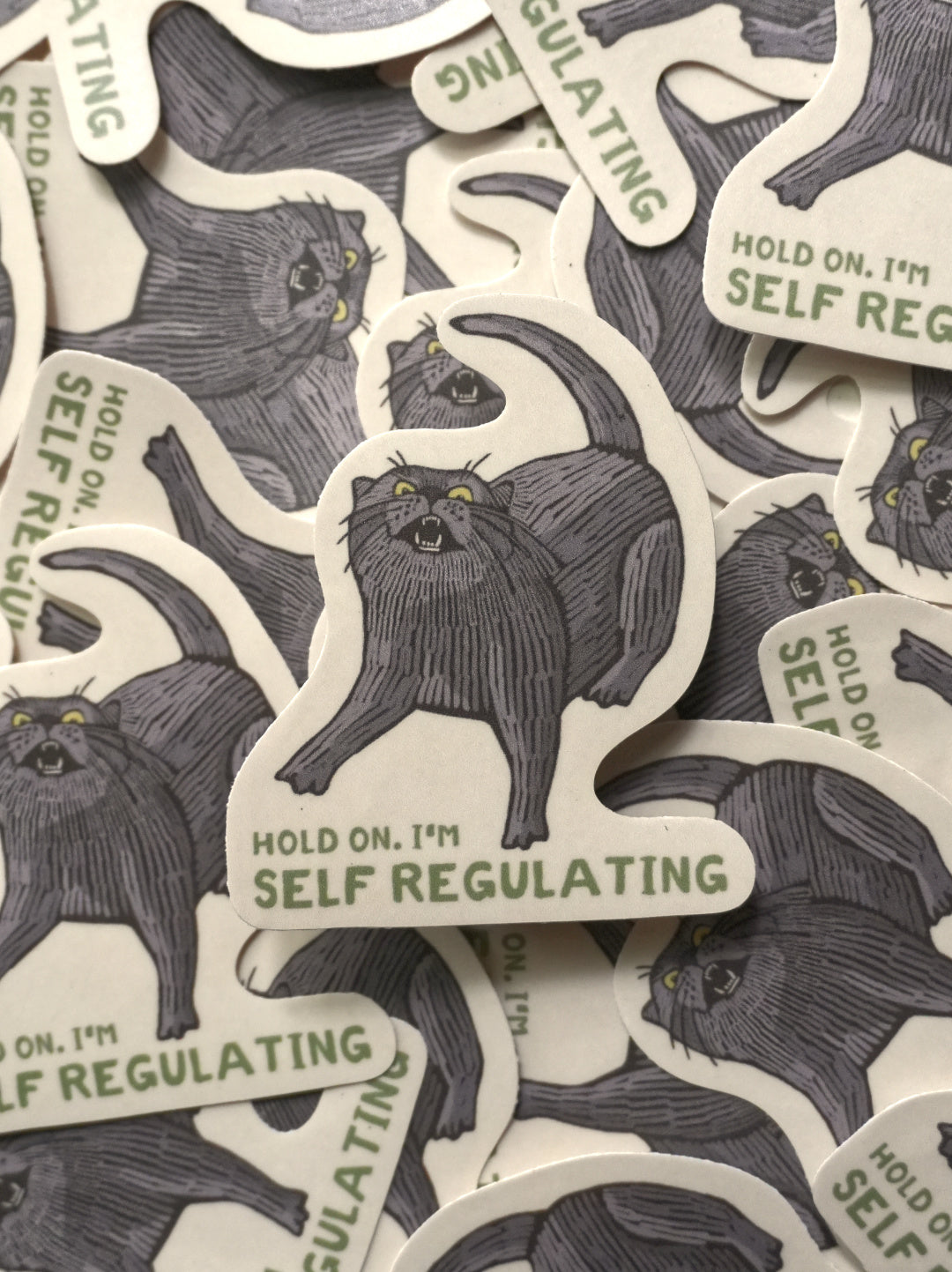 Moody Cats Sticker Pack
