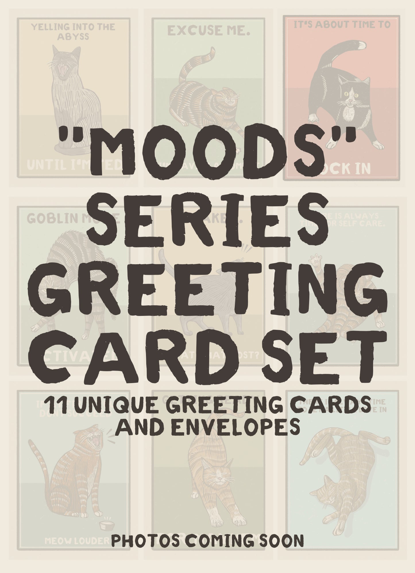 Moods Series Greeting Card Set (11) *PRE-ORDER*