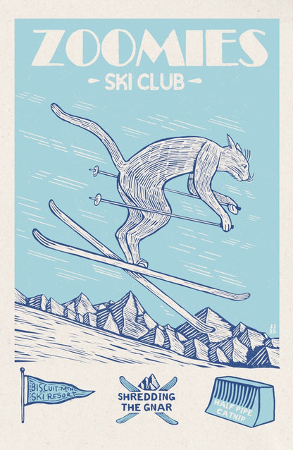 Zoomies Ski Club 11x17